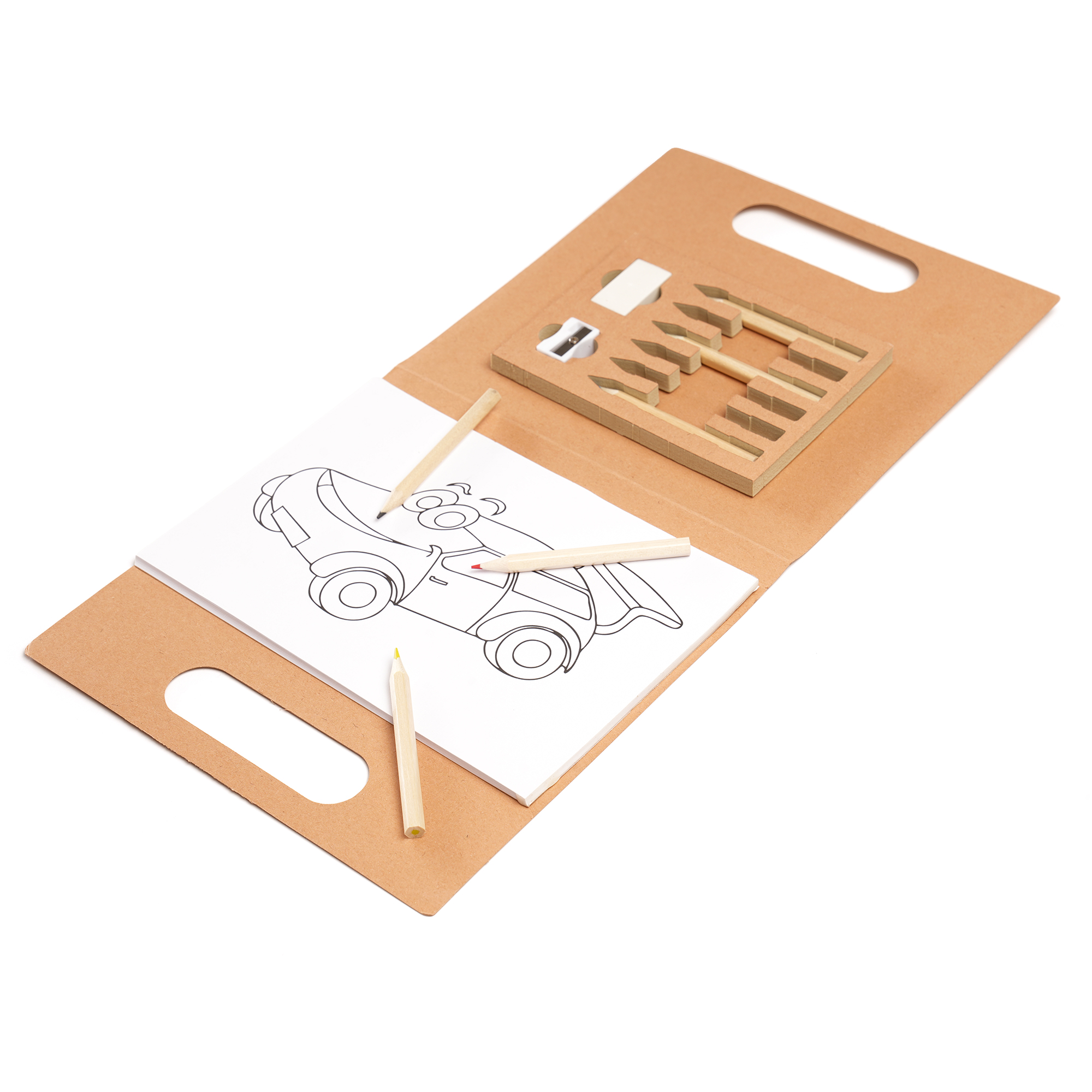 Colouring Set in Cardboard Carry Case