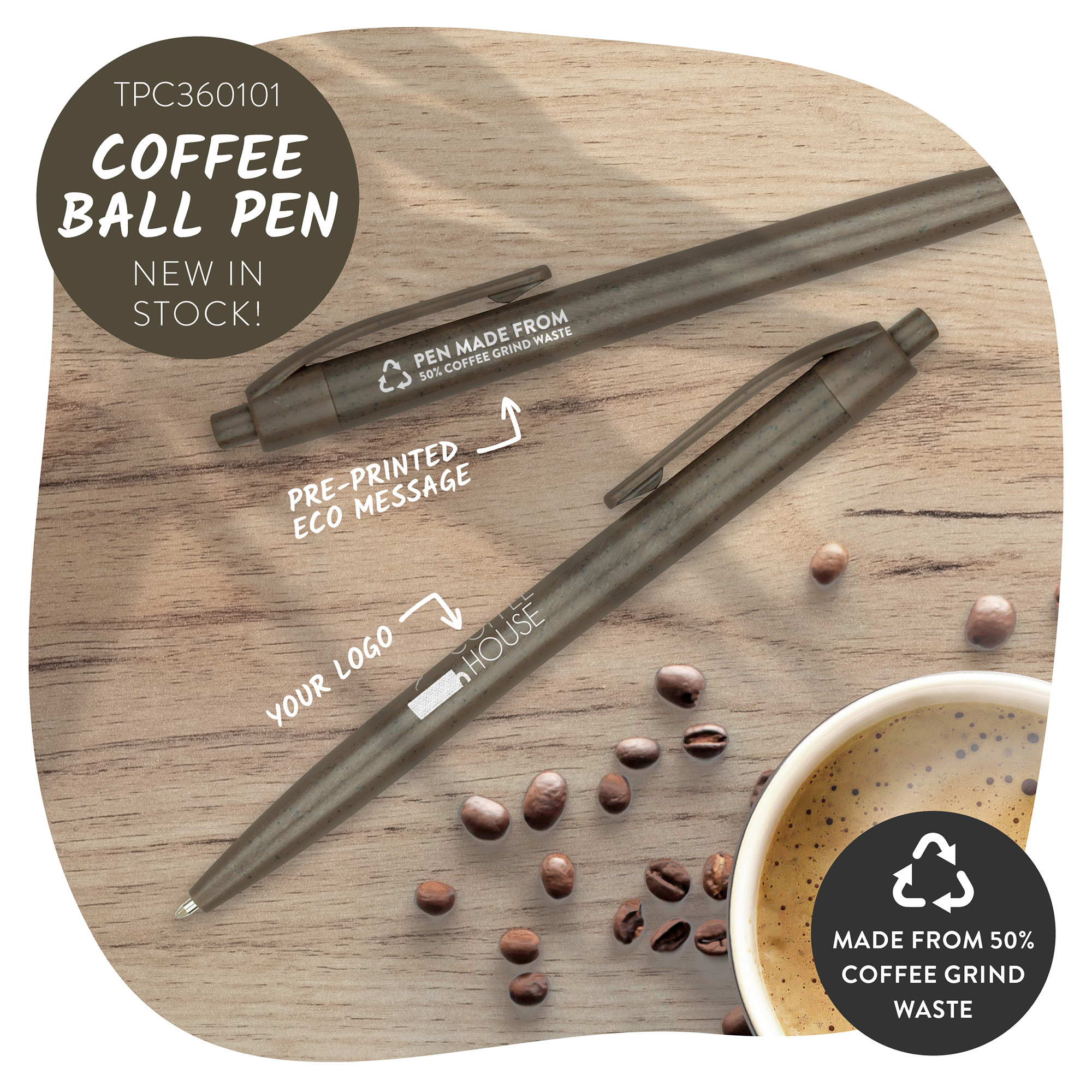 Coffee Ball Pen