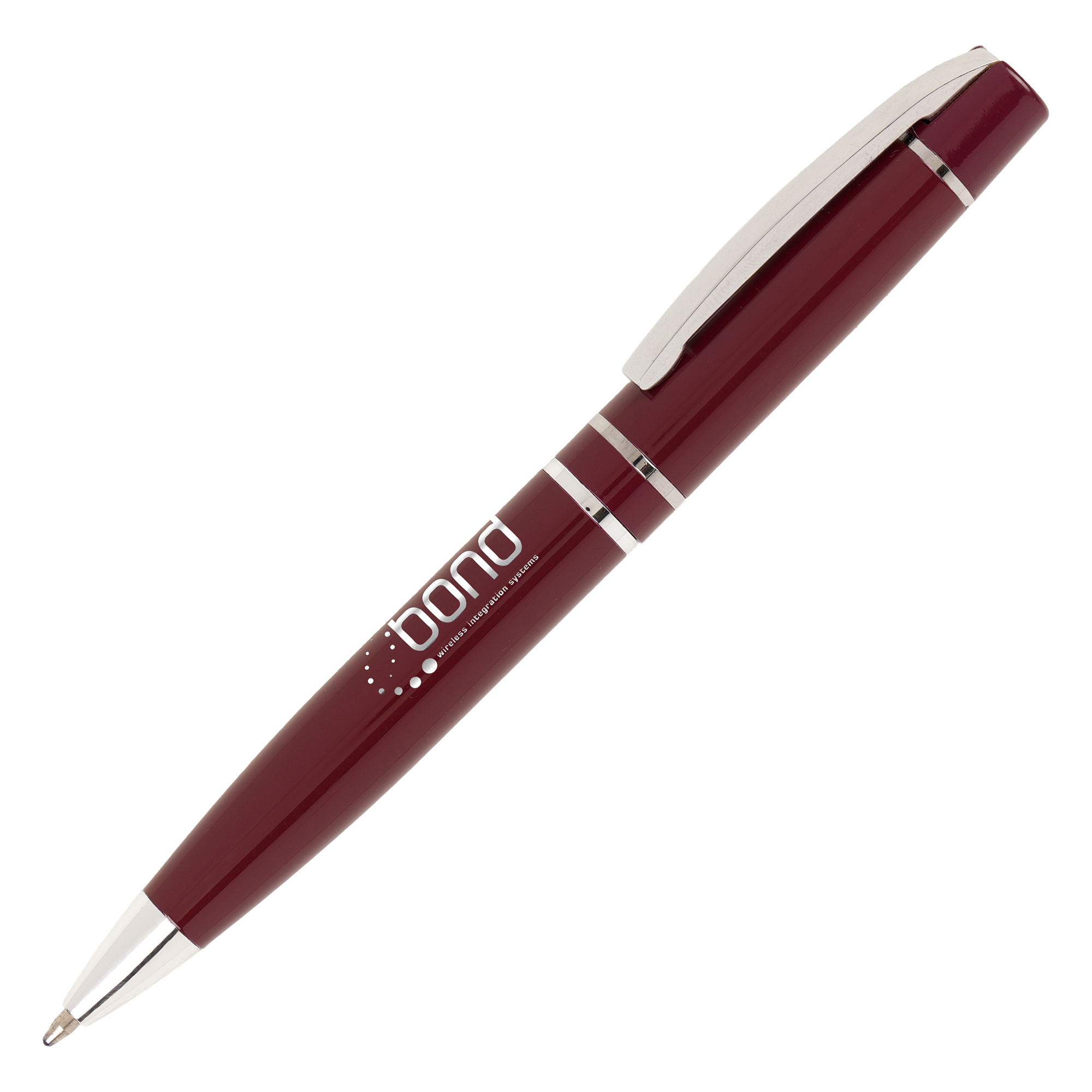 Duke Hinged Clip Ball Pen