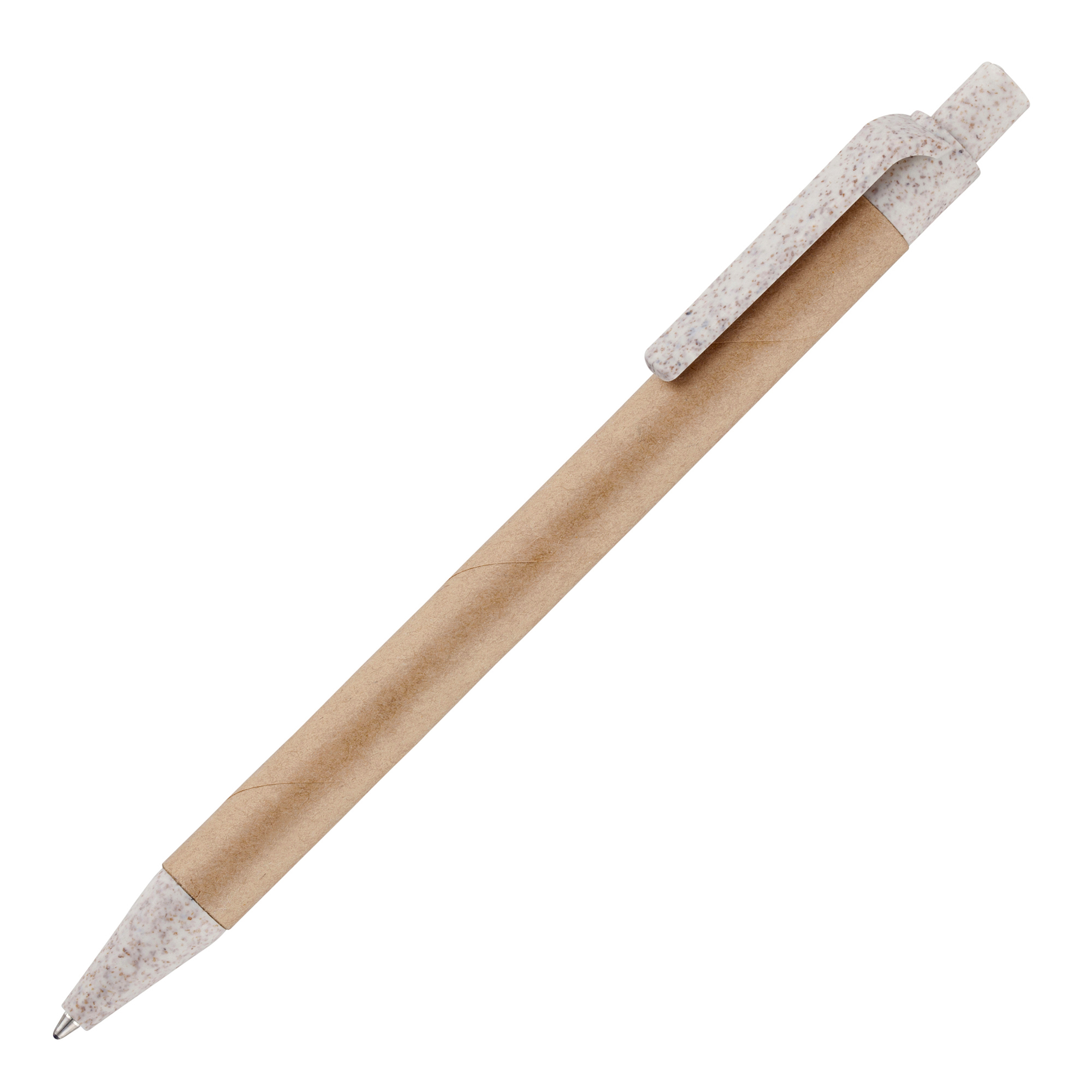 Ayr Card Ball Pen With Wheat Trim