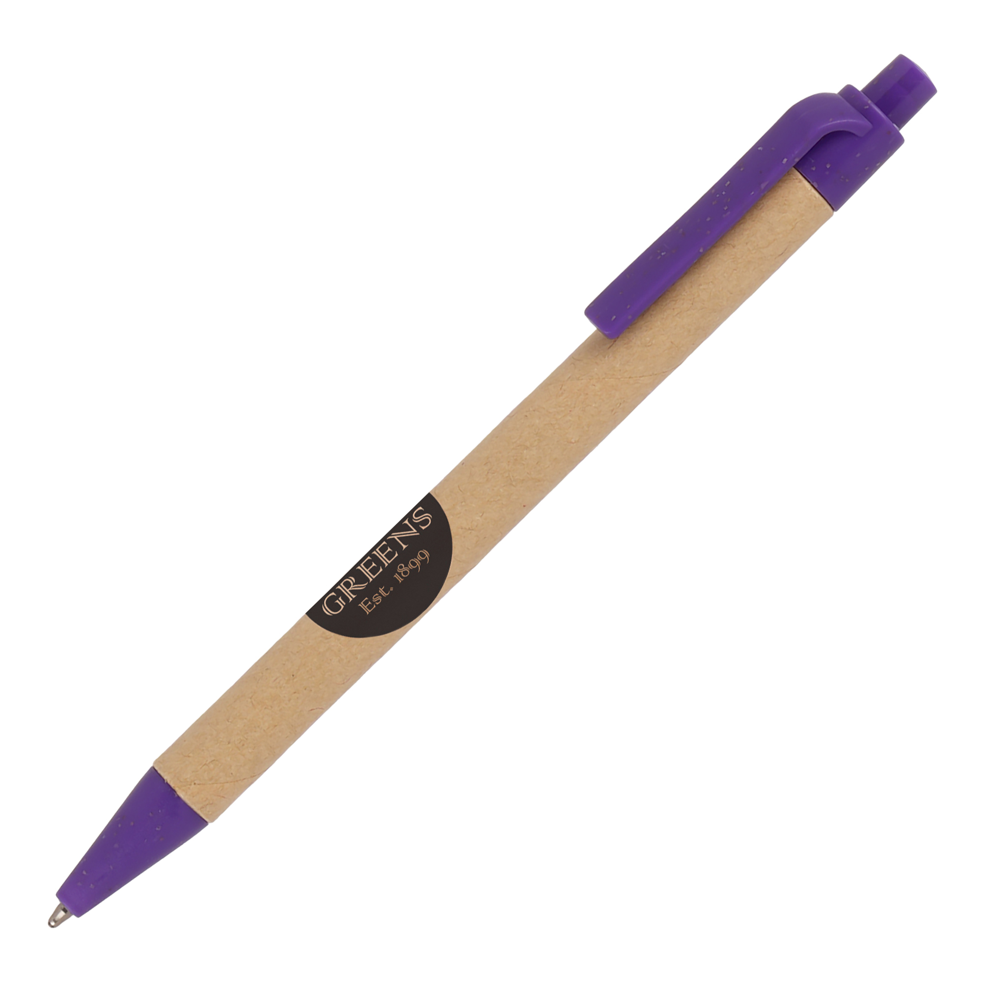 Ayr Card Ball Pen With Wheat Trim