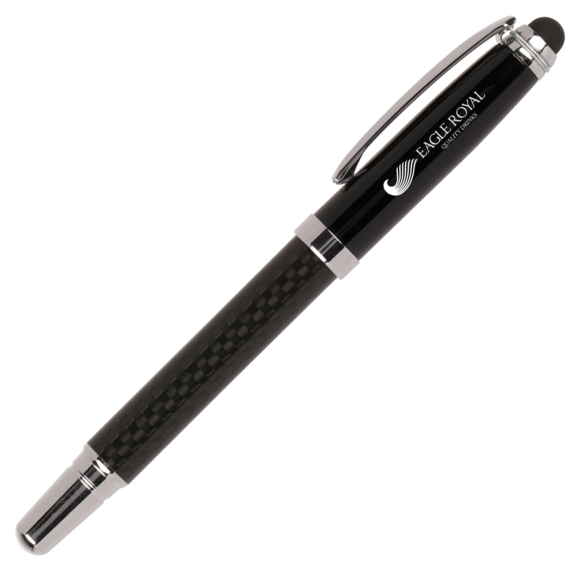 Carbon Fibre Capped Rollerball Pen