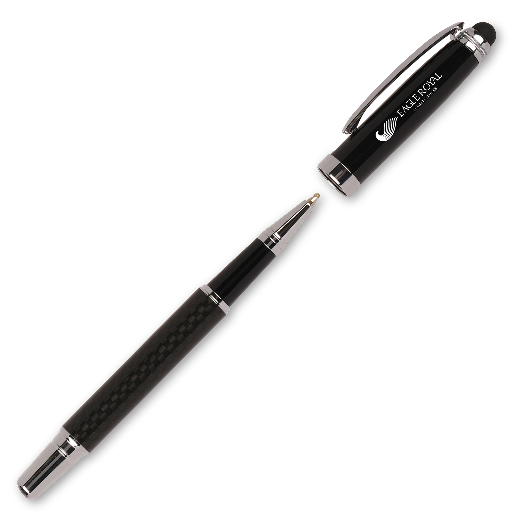 Carbon Fibre Capped Rollerball Pen