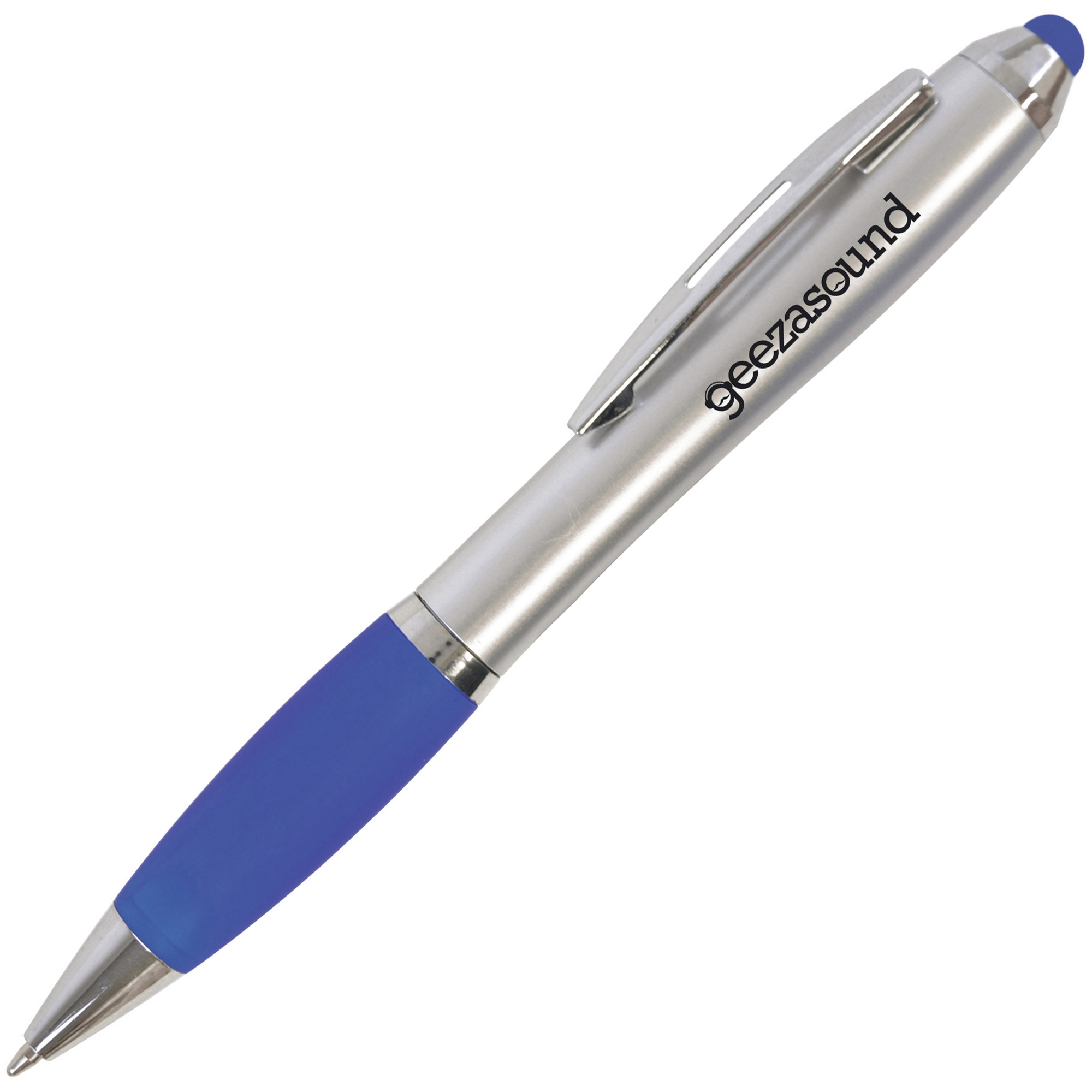 Shanghai Soft Stylus Ball Pen (silver barrel)