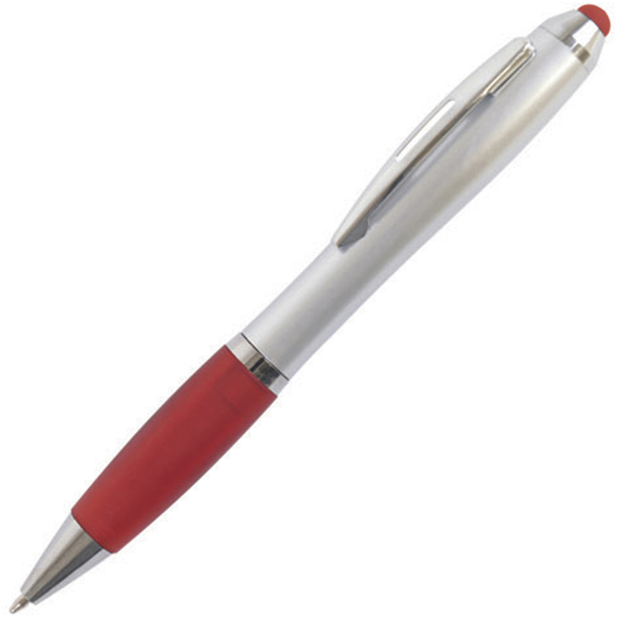 Shanghai Soft Stylus Ball Pen (silver barrel)