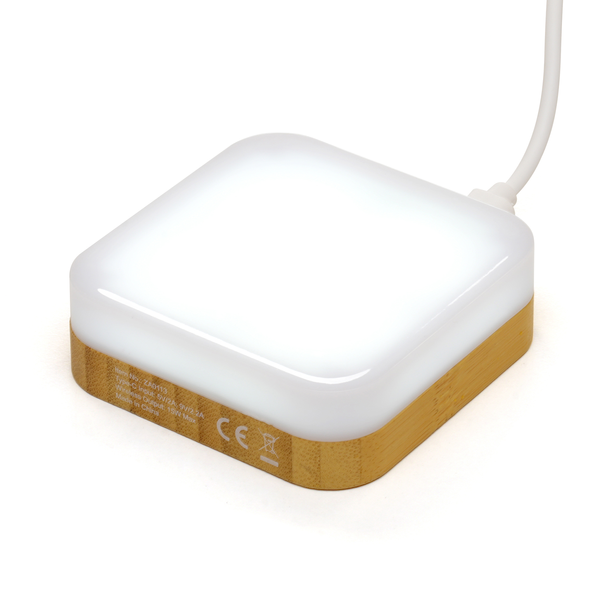 15W Bamboo and RABS Wireless Charger