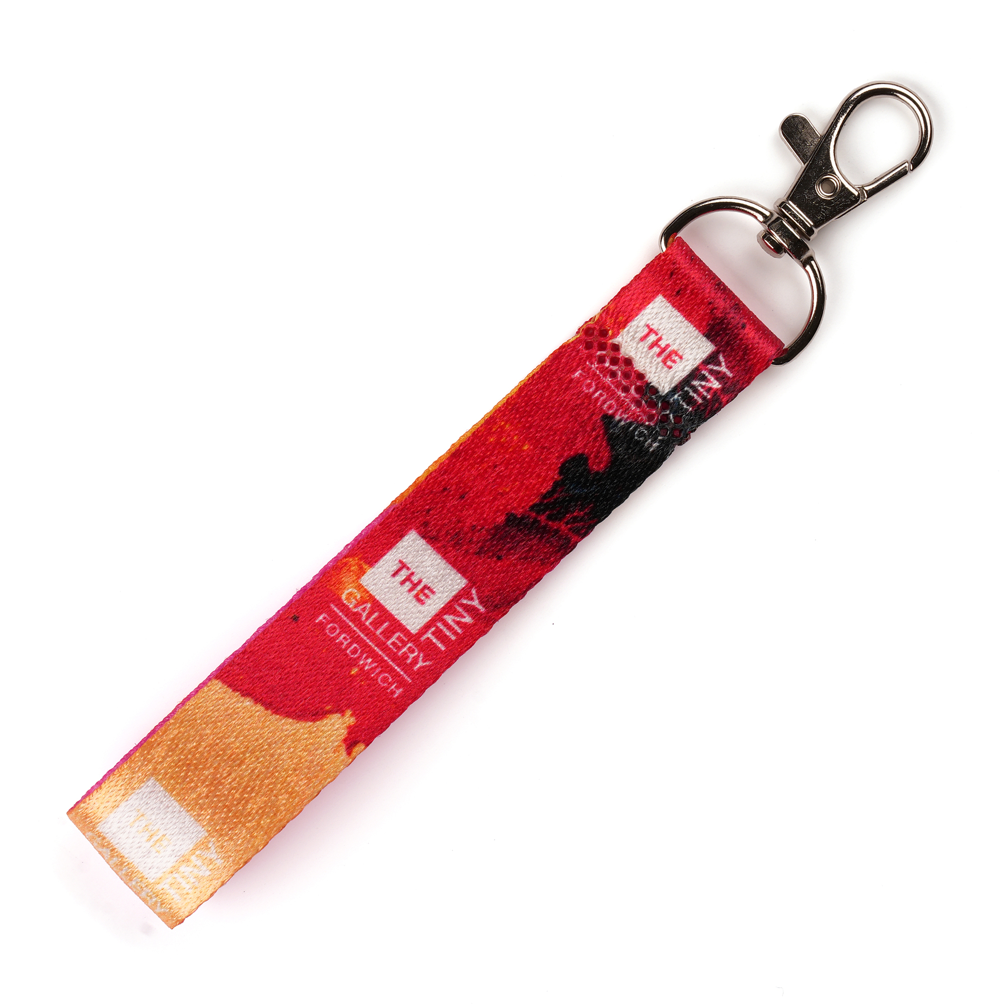 Made in Britain RPET lanyard keyring with Trigger Clip