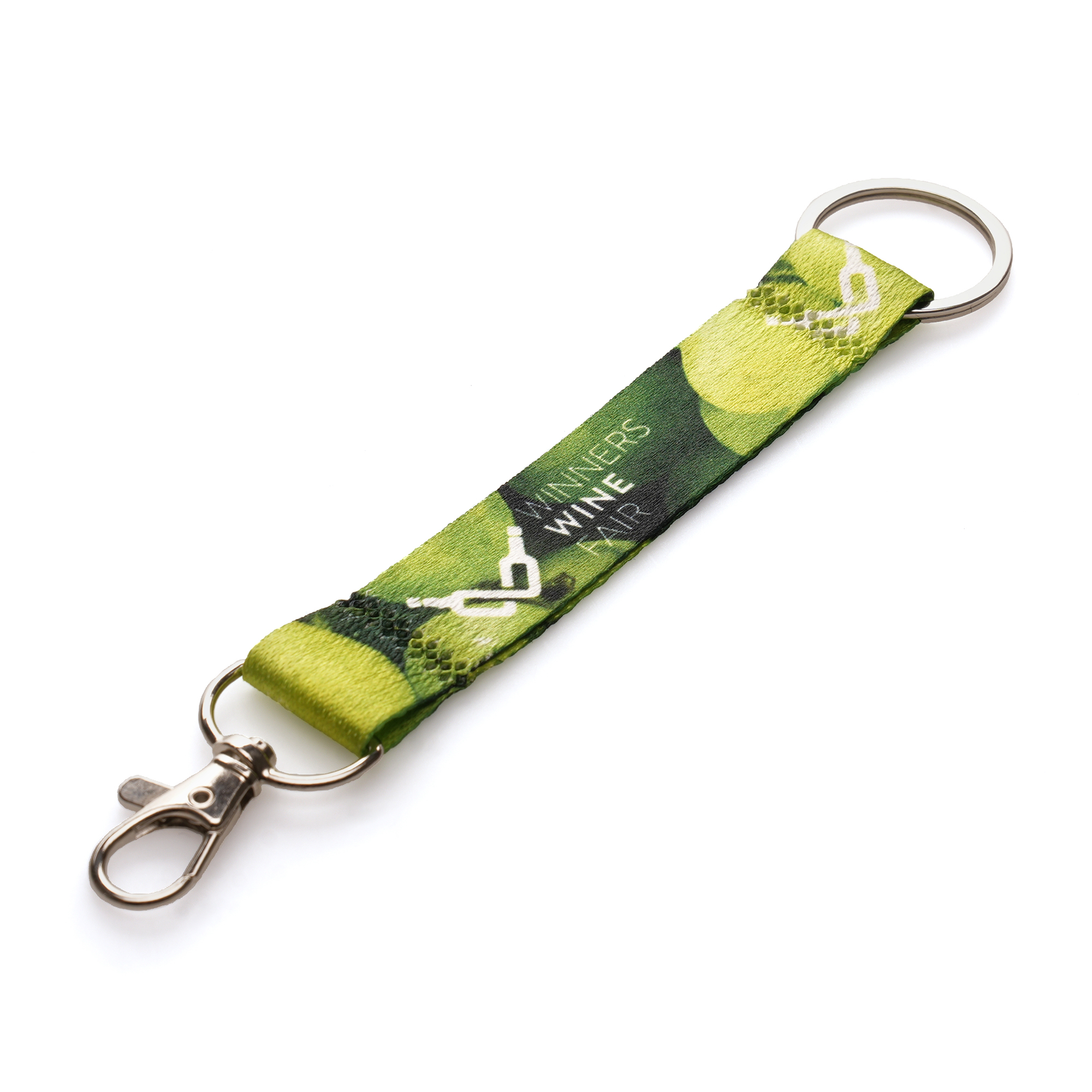 Made in Britain RPET lanyard keyring Trigger Clip&Split Ring