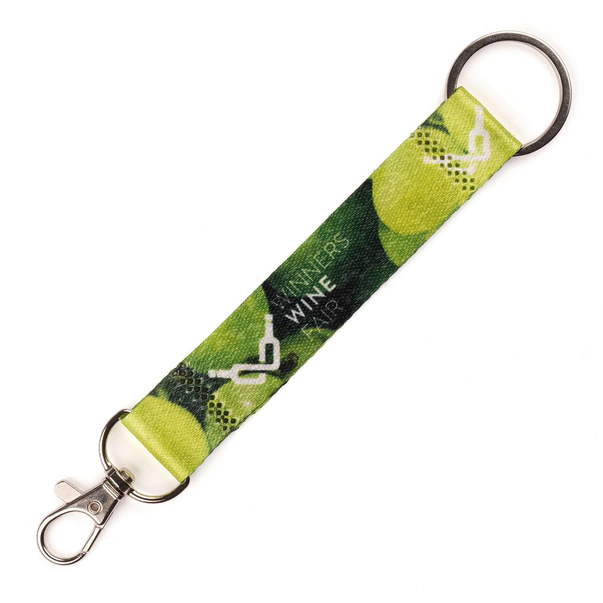 Made in Britain RPET lanyard keyring Trigger Clip&Split Ring