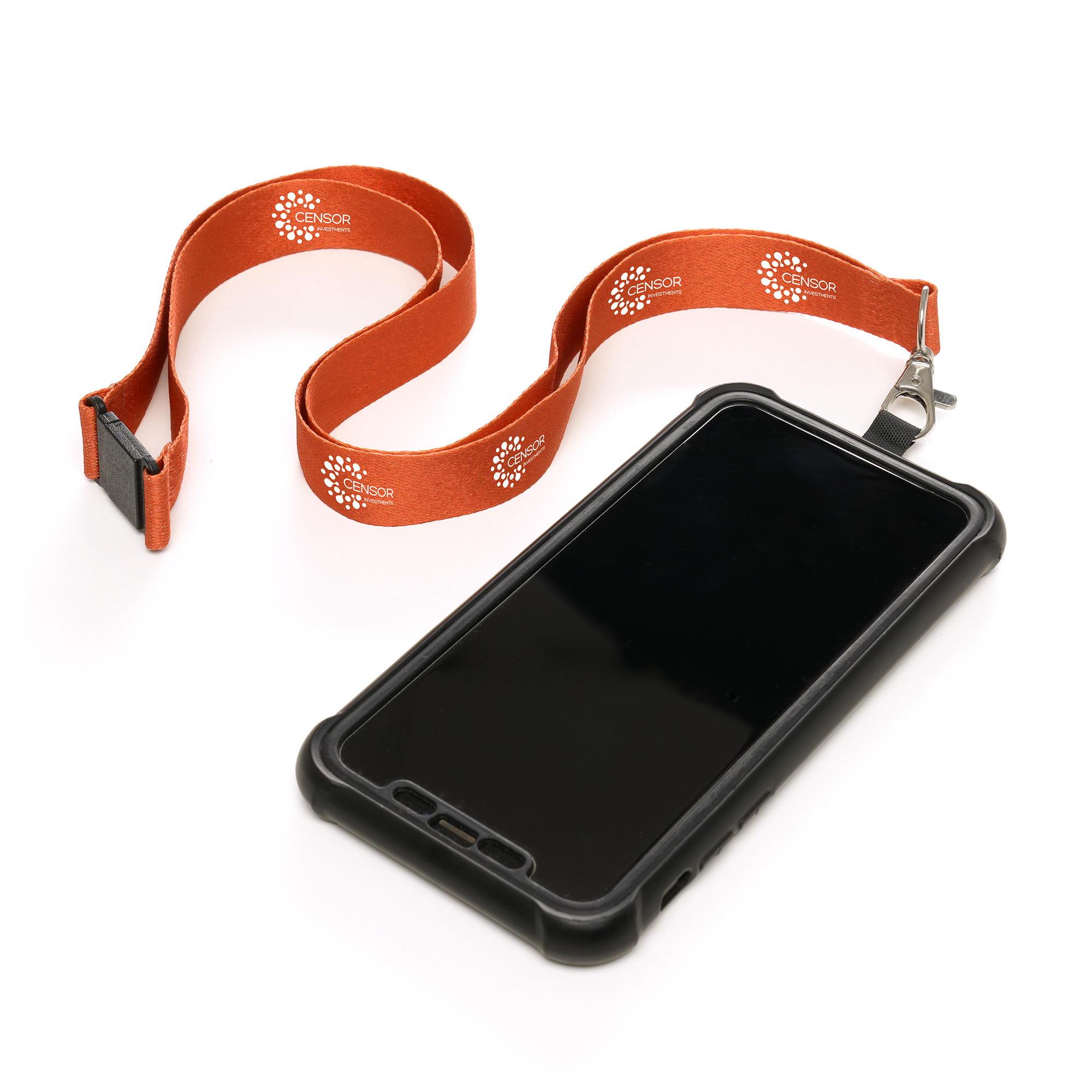 Made in Britain Lanyard with Mobile Phone Attachment