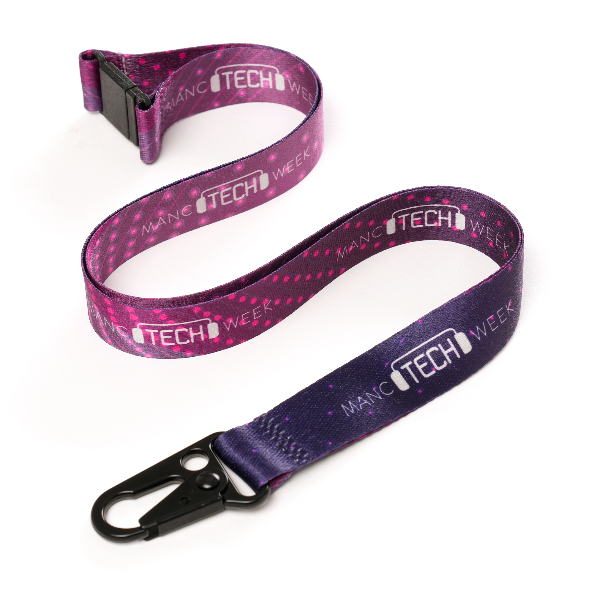 Made in Britain Lanyard with Chunky Carabiner Clip
