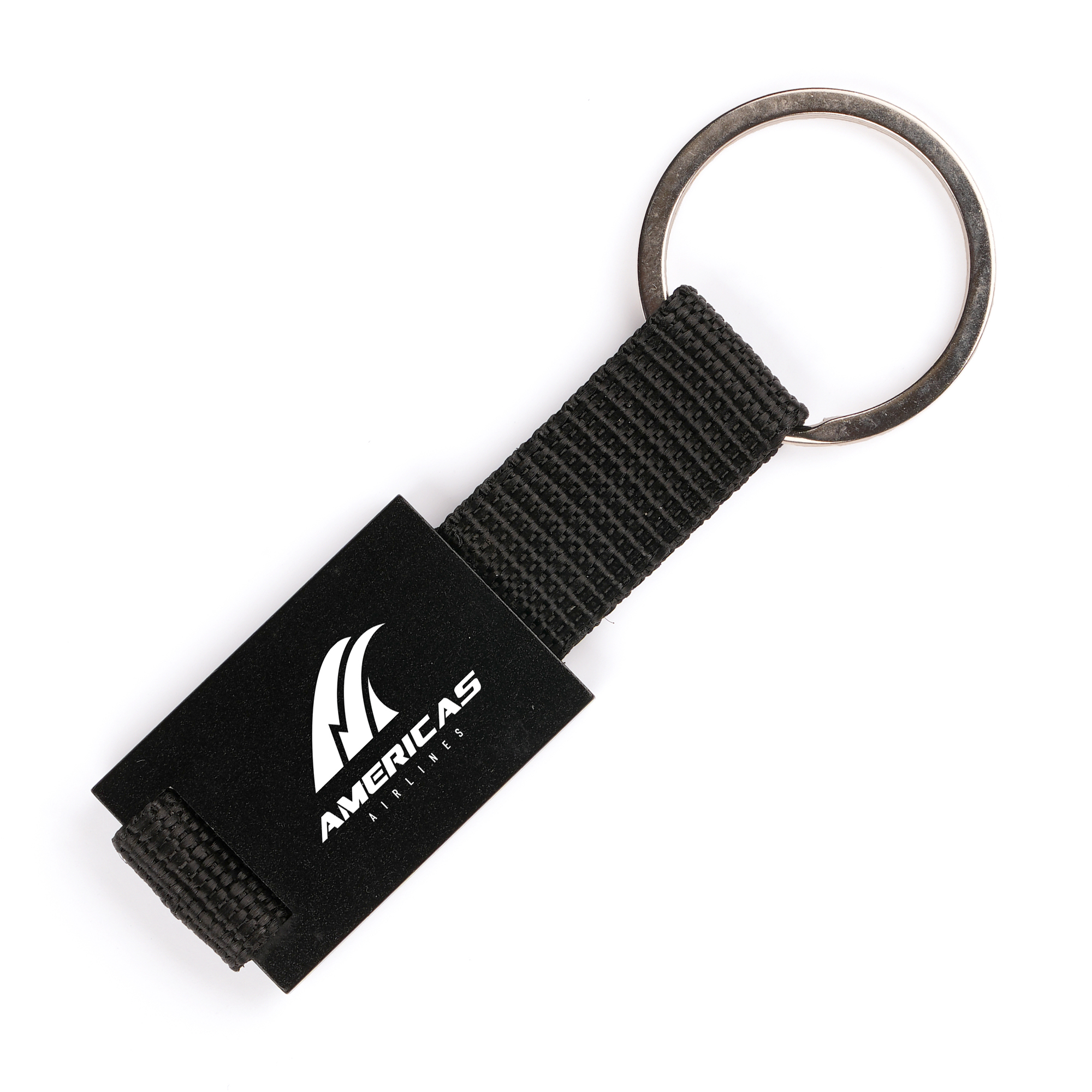 Metal Nylon Strap Keyring