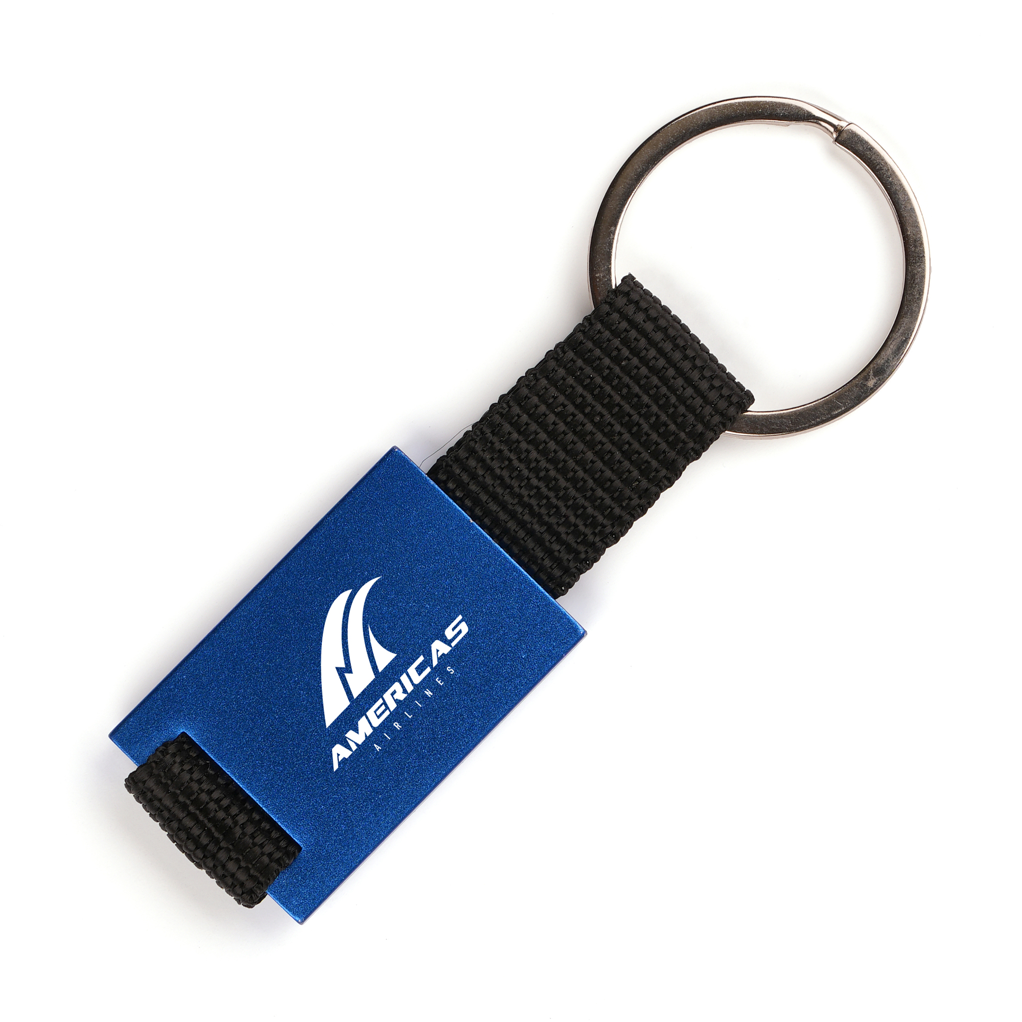 Metal Nylon Strap Keyring