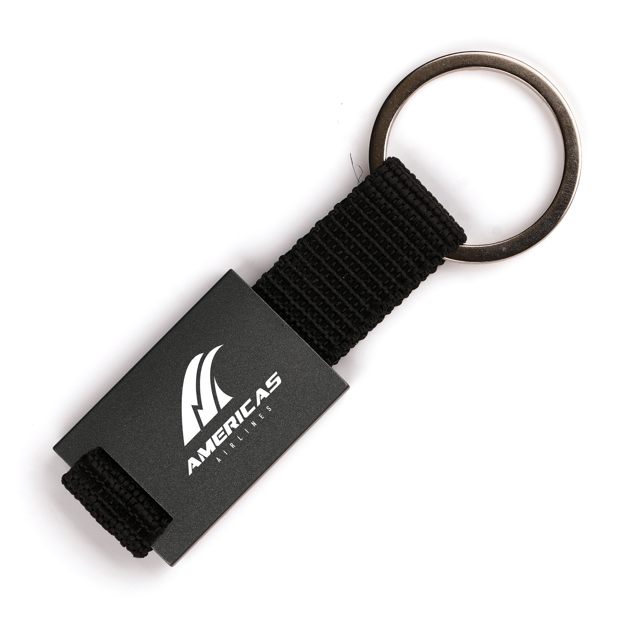 Metal Nylon Strap Keyring