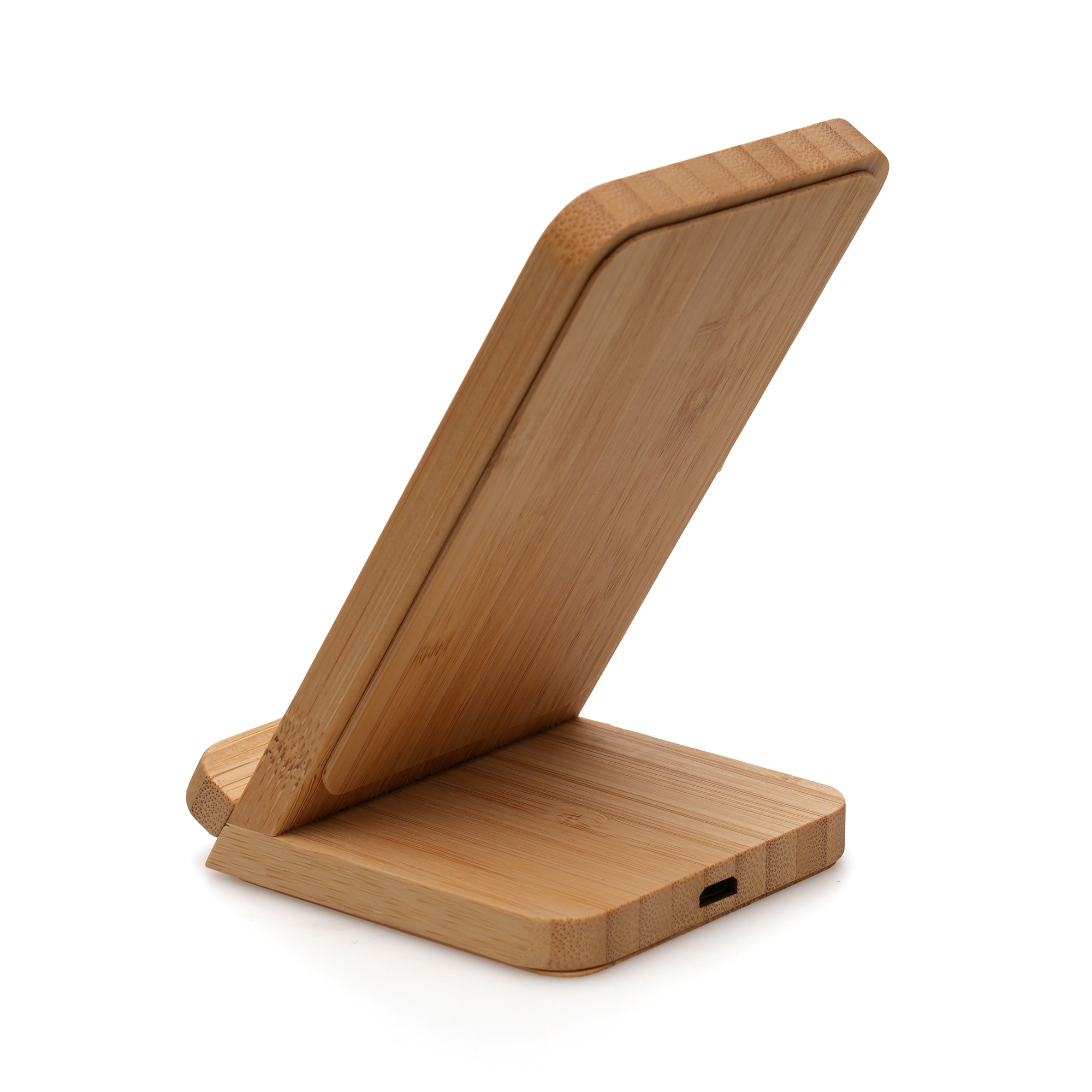 Wireless Bamboo Charger and Stand
