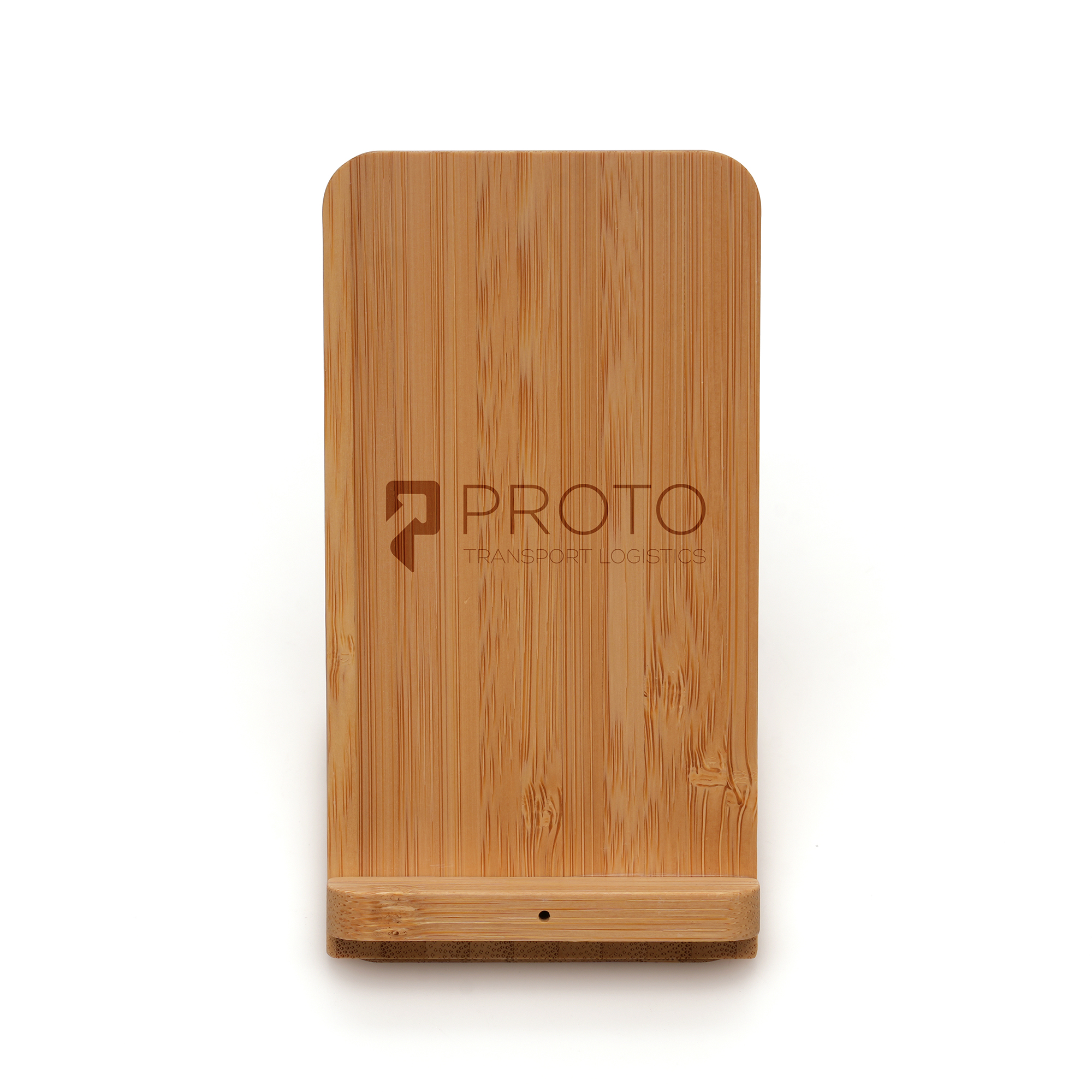 Wireless Bamboo Charger and Stand