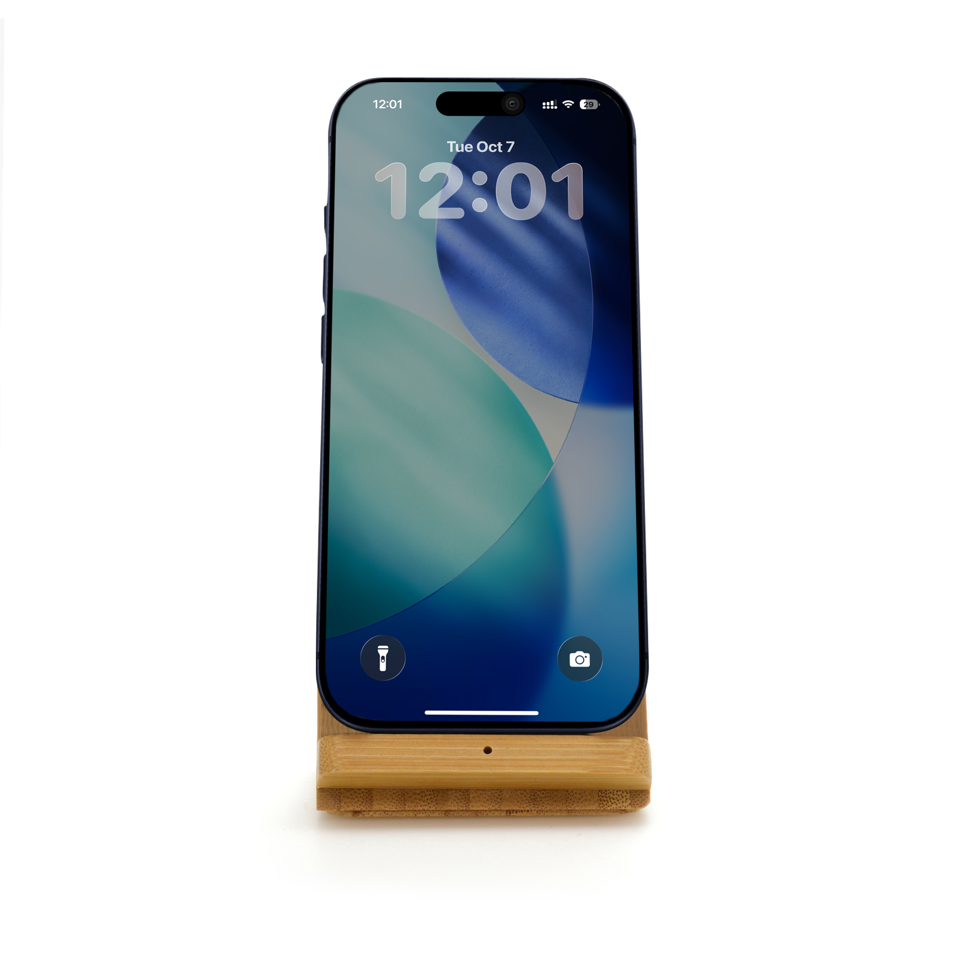 Wireless Bamboo Charger and Stand