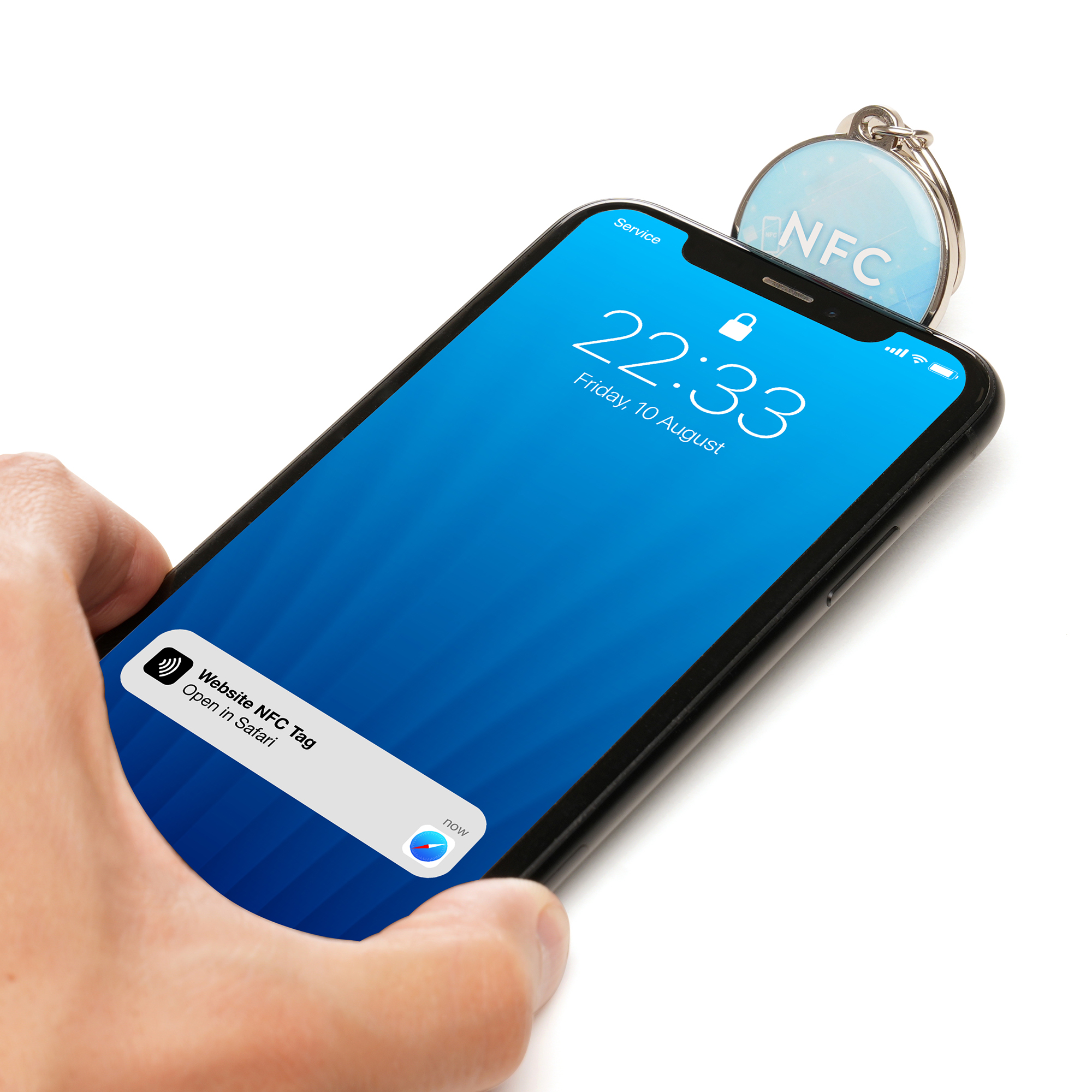 Round NFC Keyring
