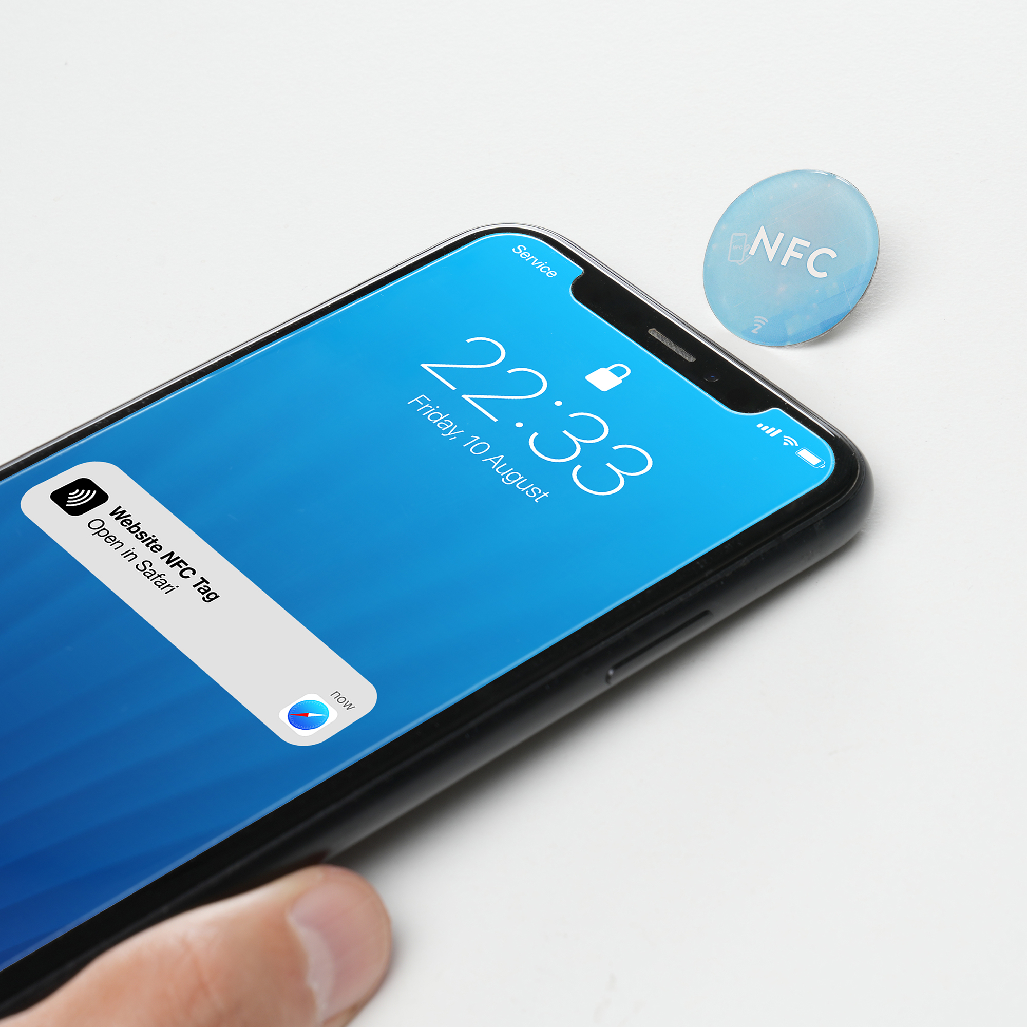 Round NFC Iron Pin