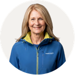 Total Branded employee Jill wearing the Siberia Unisex Softshell Jacket