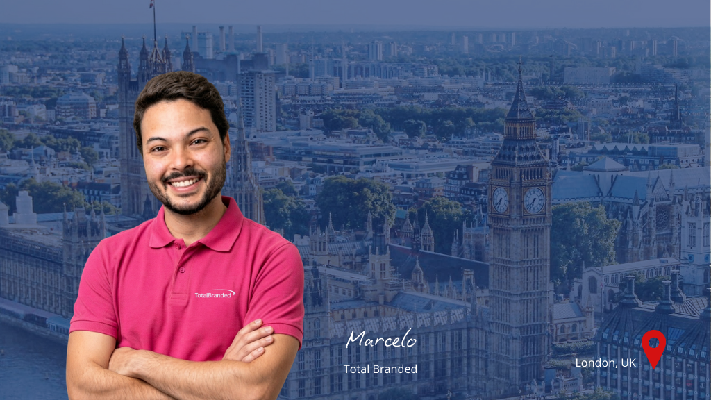 Total Branded Managing Director Marcelo in London