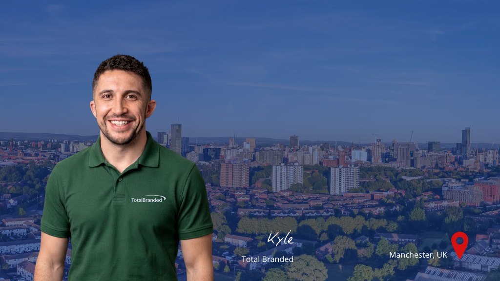 Total Branded Managing Director Kyle in Manchester