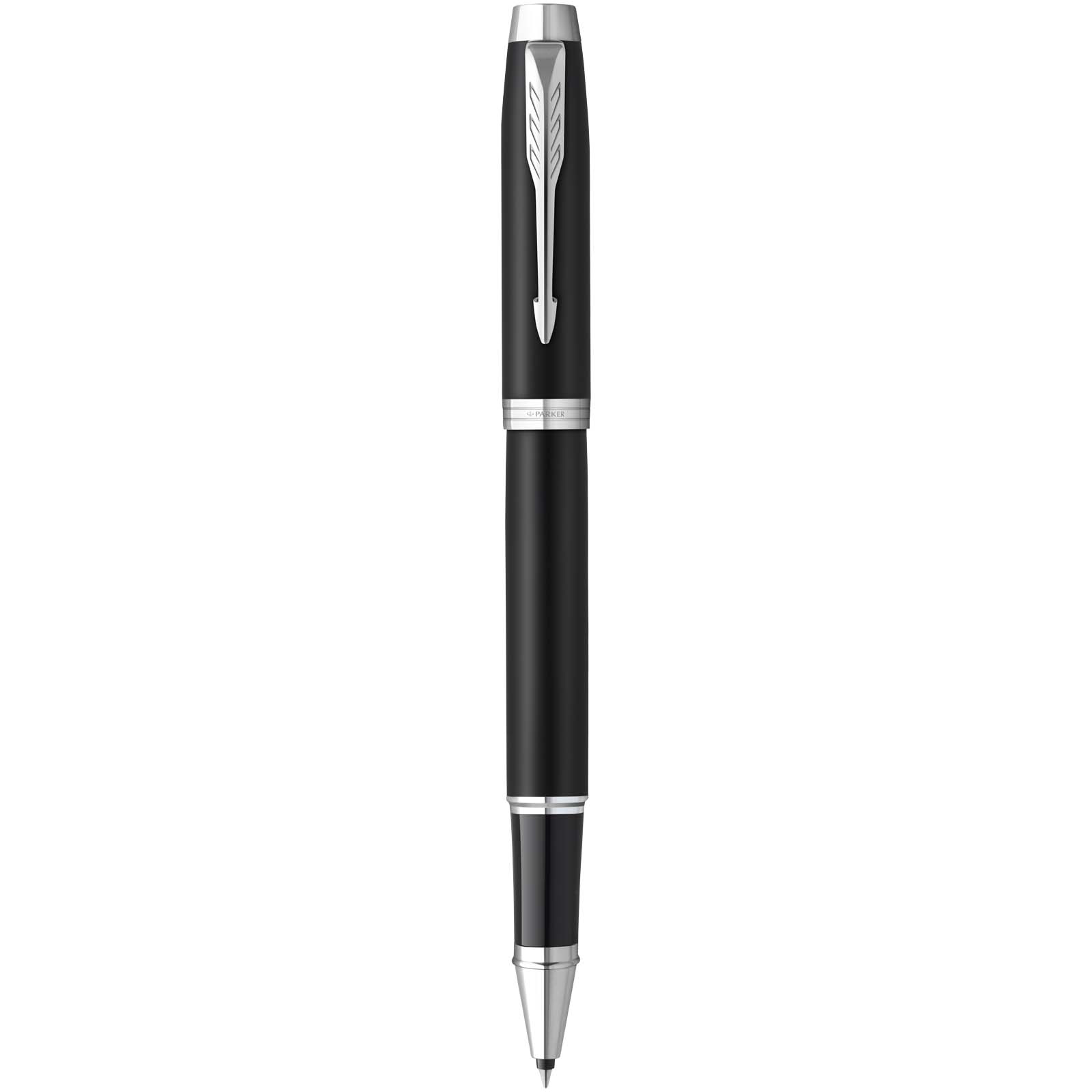 Parker IM Essentials rollerball and ballpoint pen set – black