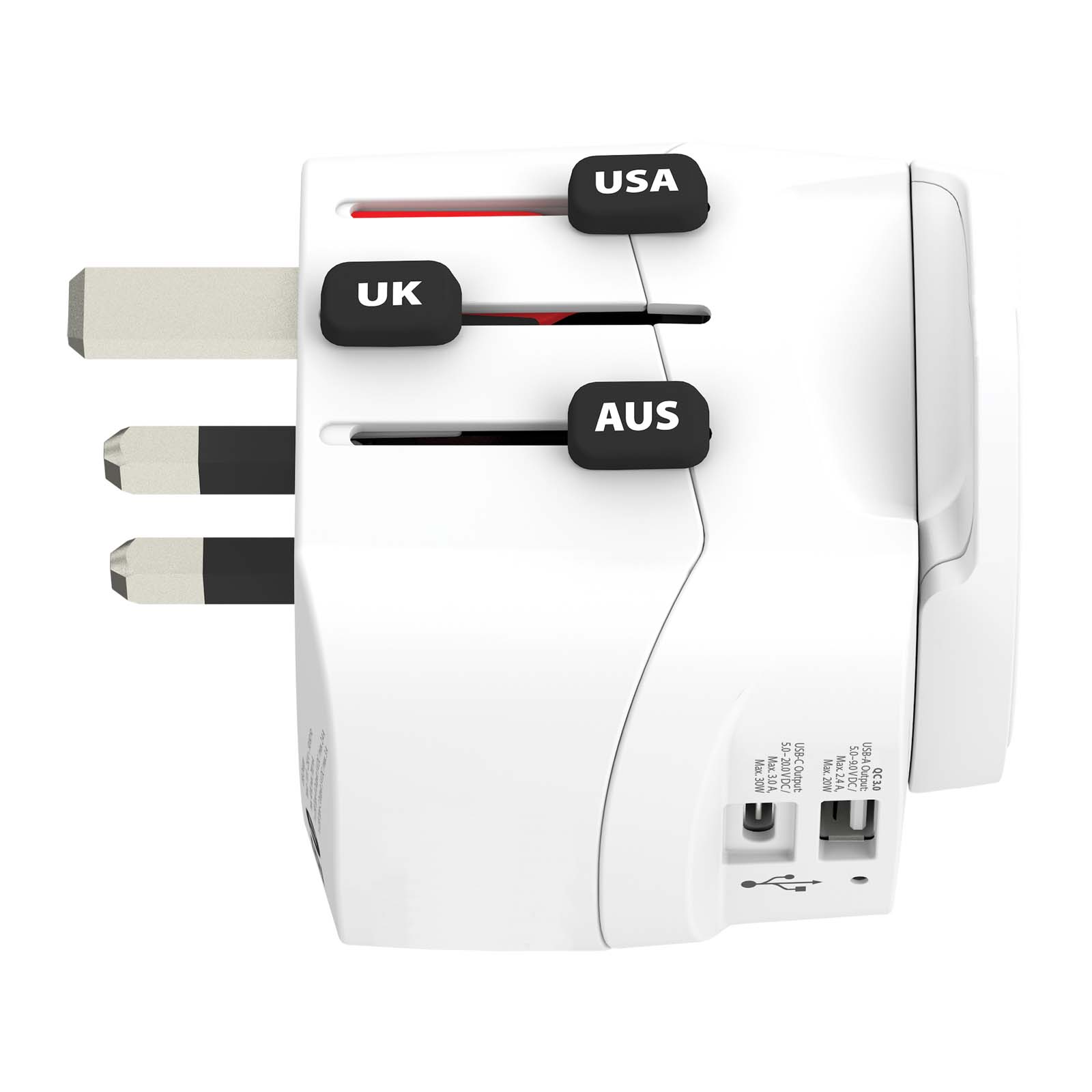 SKROSS® PRO Light USB AC30PD world adapter