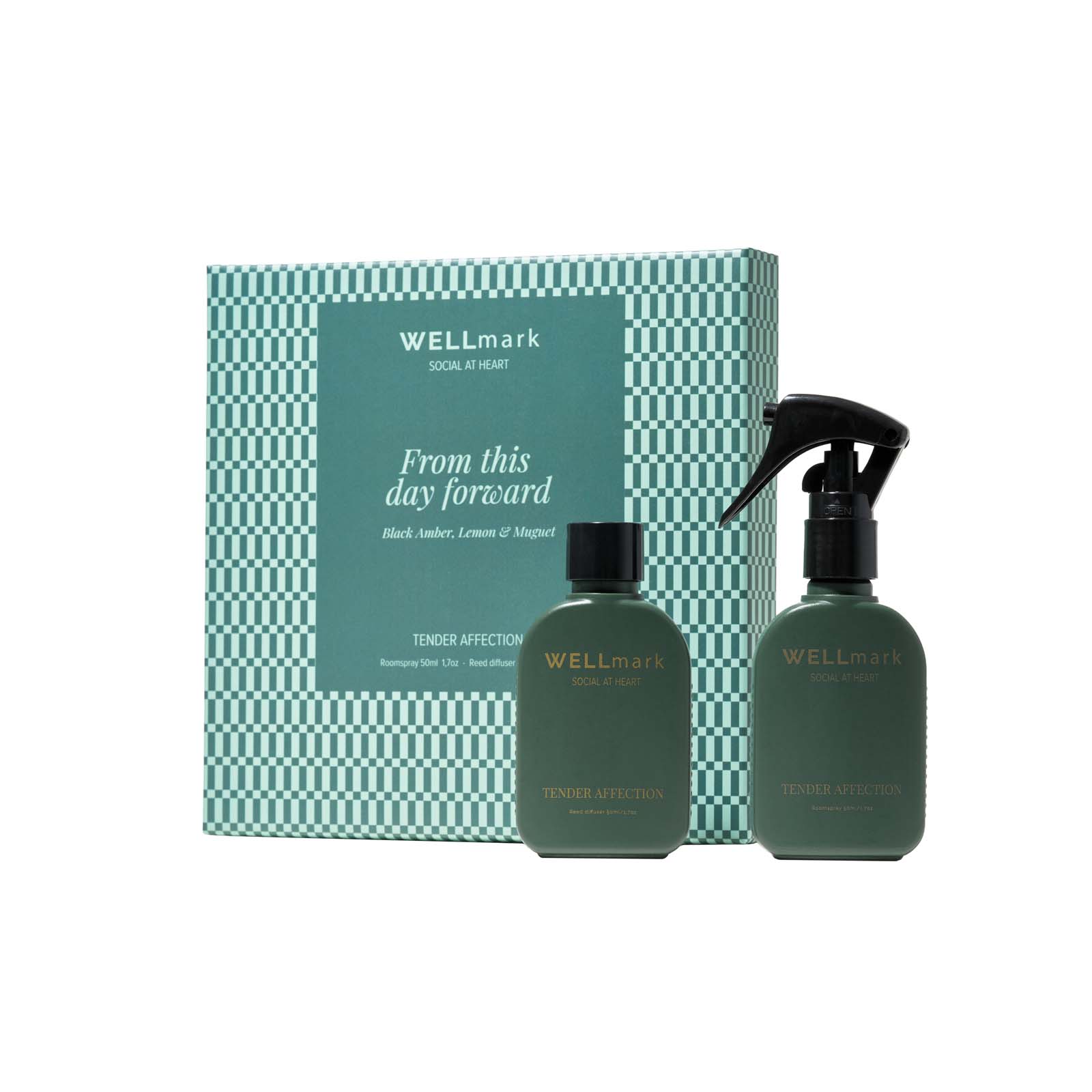 Wellmark Tender Affection 50 ml room spray and 50 ml diffuser gift set