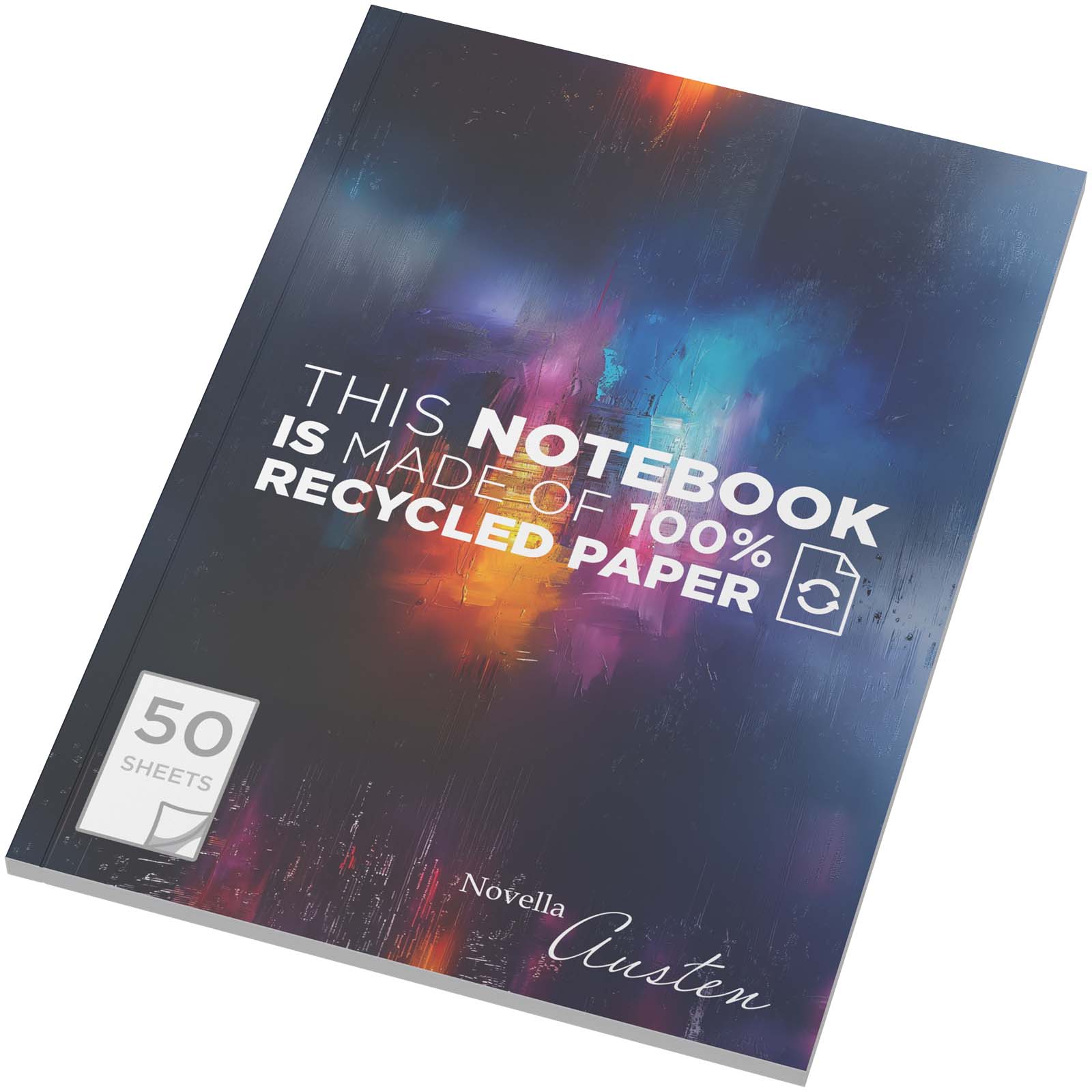 Novella Austen A5 recycled soft cover notebook – 50 sheets