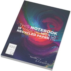 Novella Austen A5 recycled soft cover notebook – 100 lined sheets