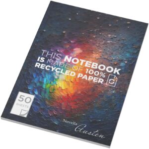 Novella Austen A5 recycled soft cover notebook – 50 lined sheets