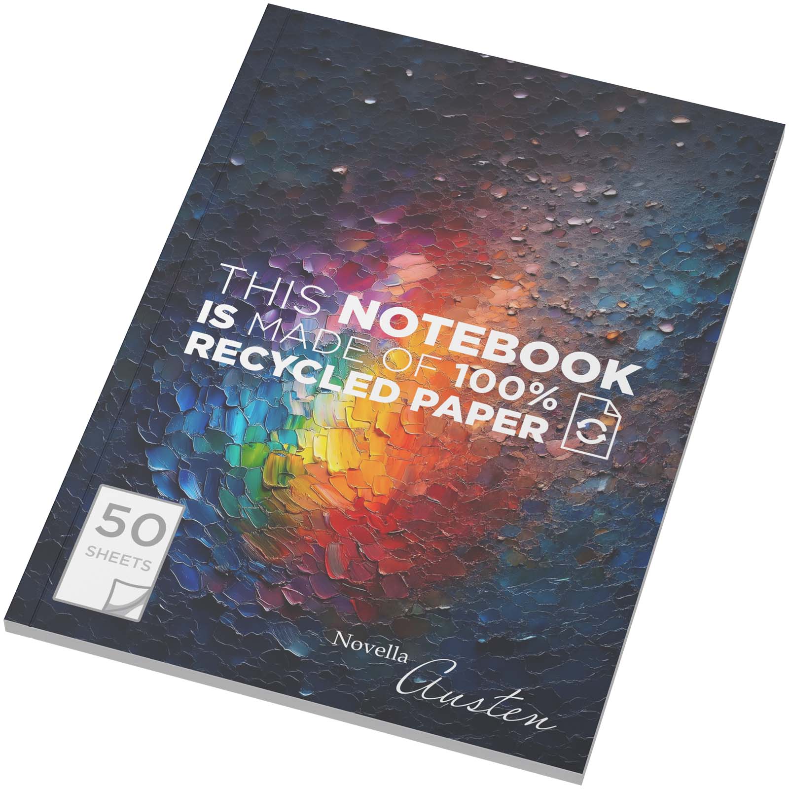 Novella Austen A5 recycled soft cover notebook – 50 lined sheets